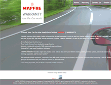 Tablet Screenshot of mapfrewarranty.ie